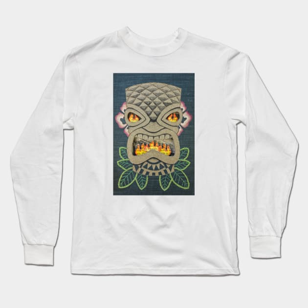 Kon tiki the raft of thor Long Sleeve T-Shirt by Valerie Savarie